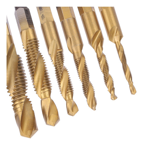 . Juego De Brocas Hand Tool 6542 De Alta Velocidad, 6