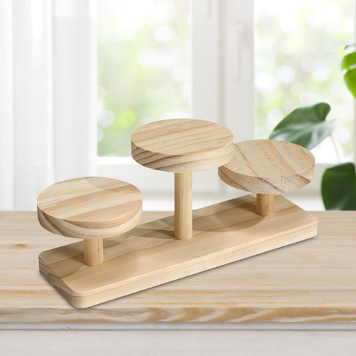 Soporte De Exhibición De Madera Para Postres, Gafas De Sol,