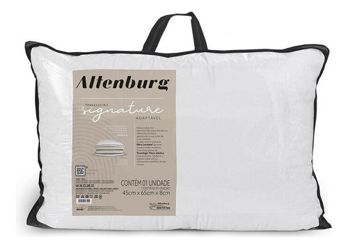 Travesseiro Altenburg Signature - 45cm X 65cm Cor Branco