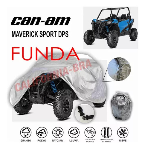 Protector Rzr Eua Broche + Ojillos Can-am Maverick Sport Dps