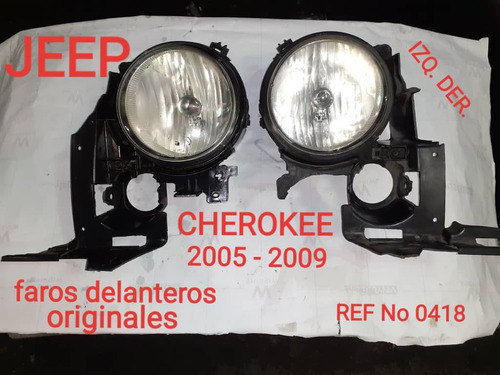 Faros Delanteros Originales Jeep Cherokee 2005/2009