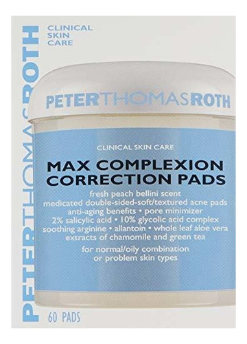 Peter Thomas Roth Almohadillas Correccion Tez Maxima 60 Und