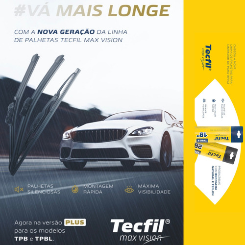 Palheta Paleta Parabrisa Limpador Original Tecfil Renegade