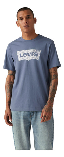Polera Hombre Graphic Crewneck Tee Azul Levis 22491-1812