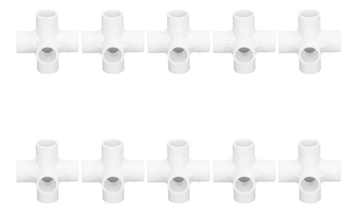 Conector De Tubo De Plástico Pvc De 6 Vías, Codo De Esquina