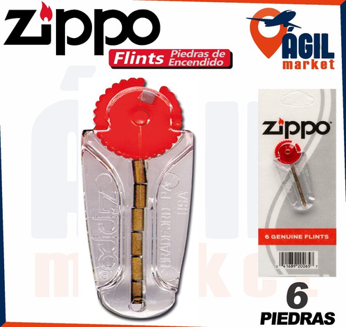 Piedras Zippo (flint's) Repuestos Fosforera Agil Market