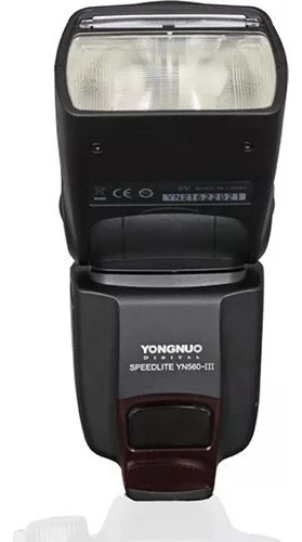 Flash Yongnuo Speedlite Yn560 Iii Para Cámaras Canon Y Nikon Negro