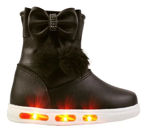 Bota infantil hotsell com led