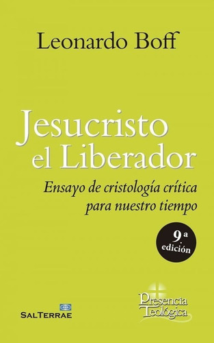 Gran Libro Jesucristo El Liberador -  Leonardo Boff
