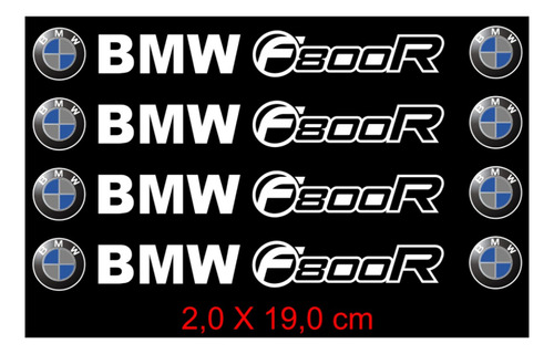 Adesivos Centro Roda Refletivo Moto Bmw F800r Rd2