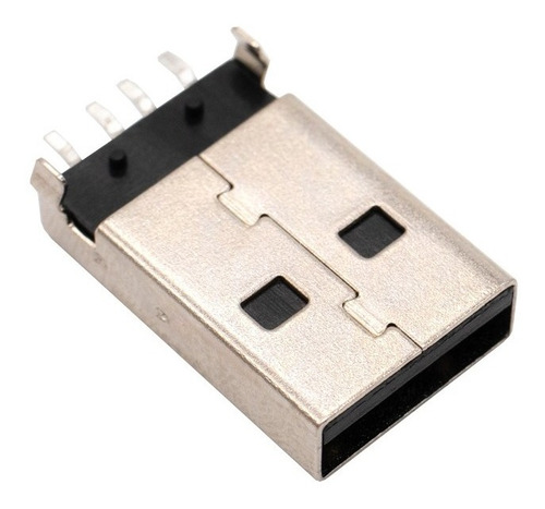 5 Pzas Conector Usb 2.0 Tipo A 4 Pines Smd
