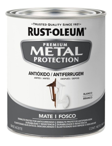 Esmalte Anticorrosivo Metal Protection Rust Oleum 0,946 L