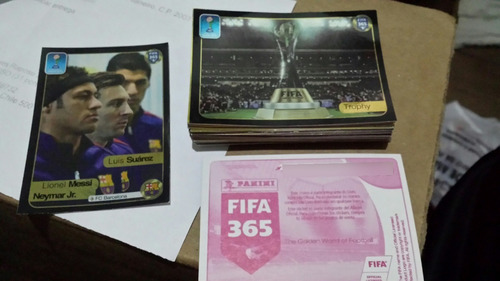 Lote 70 Figurinhas Fifa 365 2017 Sem Uso