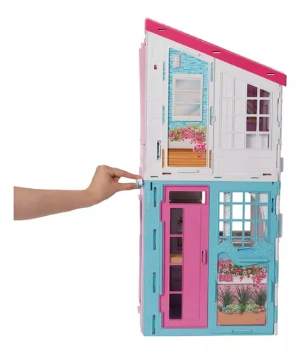 Playset - Barbie - Nova Casa De Férias Malibu - Colorida - Mattel