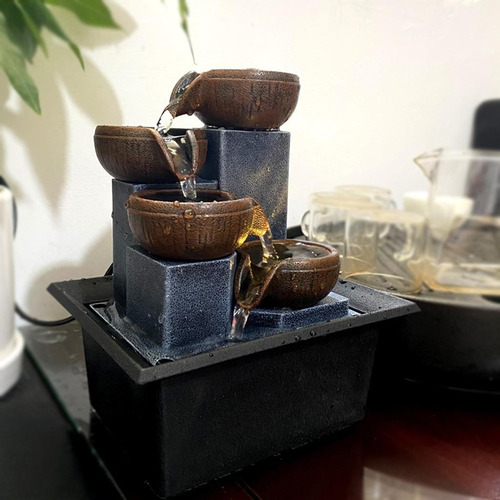 . Fuente De Adornos De Feng Shui De 5 Pasos Relajante