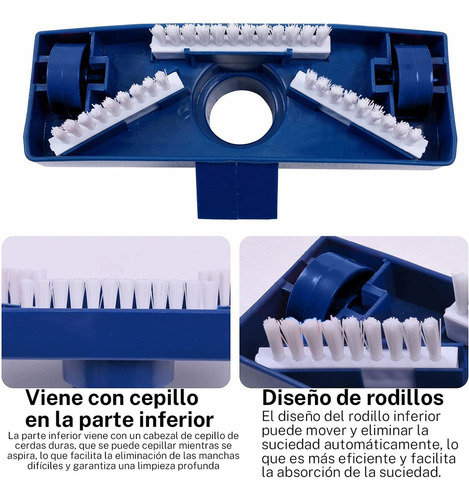 Z Aspirador Con Cepillo Para Albercas Inflables