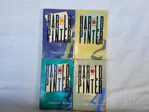 Complete Works Harold Pinter 4 Tomos 1954/1981 Grove Press