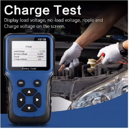 Probador Baterías Auto 12v, 100-2000 Cca Analizador Tester