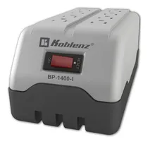 Comprar Regulador de Voltaje Koblenz BP-1400-I 1400VA Hasta 800W 8 contactos para computadoras, televisores, consolas