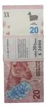 Comprar Argentina Fajo Billetes 20 Guanaco Bott:5002