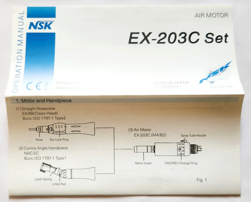 Kit Odontológico Nsk 5 Piezas Super Oferta!!! Gris