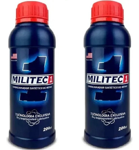 Kit Com 2 Unid Condicionador De Metais Militec 1 Original*