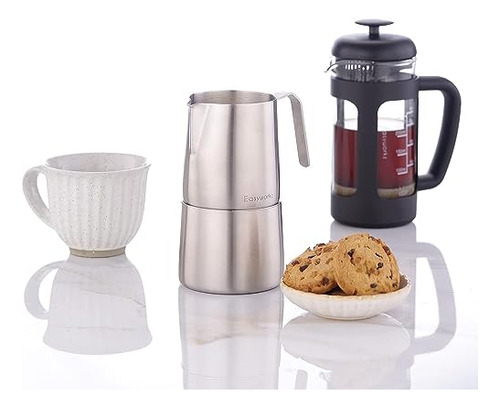 Set De Azucarera Y Cremera De Acero Inoxidable Easyworkz, C