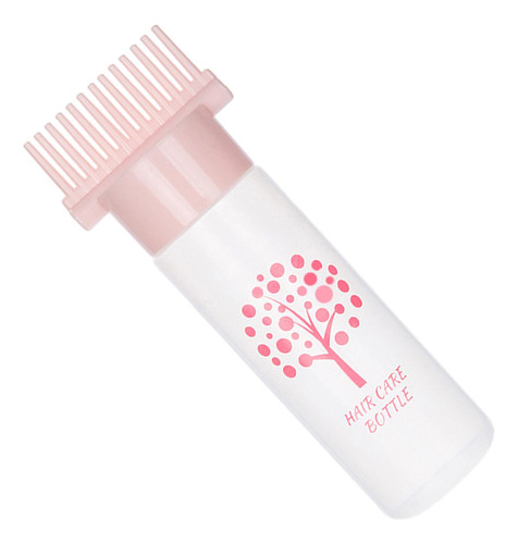 2 Aceite Para El Cabello, Cepillo Para Botella De Tinte Rosa