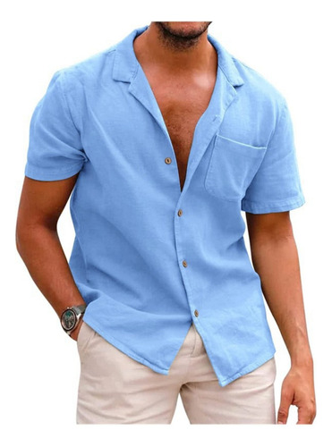 Camisas De Lino Camisas Para Hombre Camisas Casuales De Algo