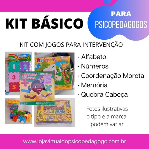 Imagem 2 de 5 de Kit Básico -psicopedagógico