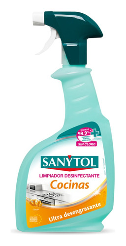 Sanytol Antigrasa Desinfectante Cocina 500 Ml