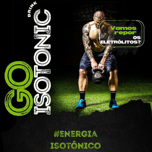 Go! Isotonic Drink 900 G Sabores Isotônico Eletrólitos