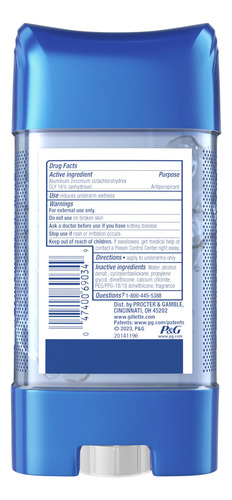Antitranspirante Y Desodorante Gillette Clear Gel Tropical B