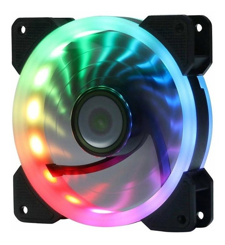 Ventilador De Gabinete Fans  12cm Rgb 12v 0.2a