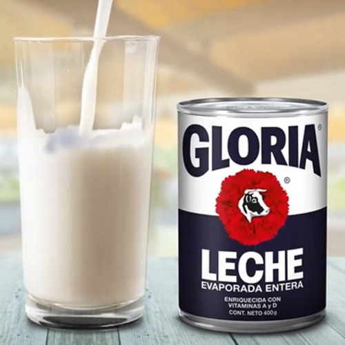 Leche Evaporada Peruana Gloria 355 Ml (12 Oz) Lata 2 Pack