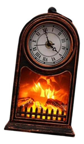 Lámpara Led Para Chimenea, Reloj Con Forma De Farol, Adorno