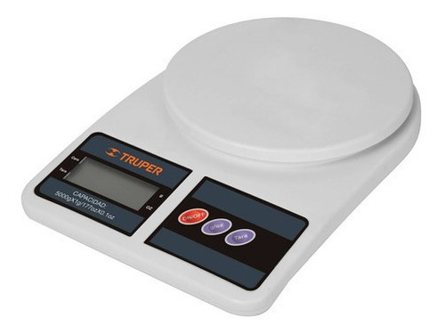 Báscula Digital Gramera Base Plástica 5kg - Truper 15161