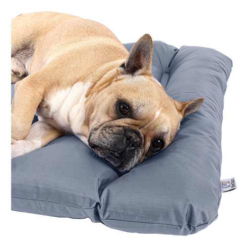Cama Perro Pet2go® Portátil Viaje - Enrollable 75x55cm Color Gris