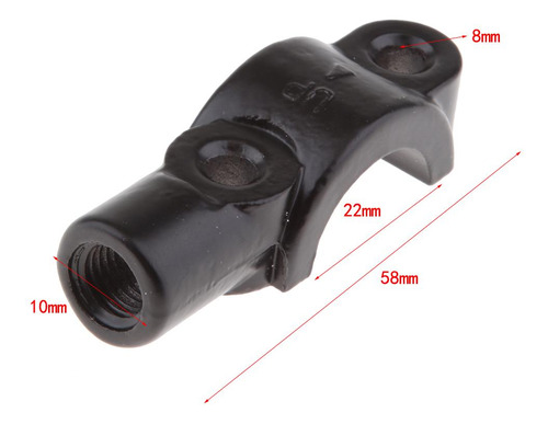 Soporte De Espejo Retrovisor De Motocicleta De 22 Mm Si