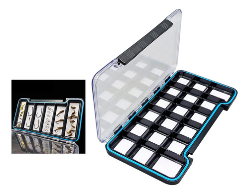 Caja Para Moscas Impermeable, Contenedor 18 Rejillas
