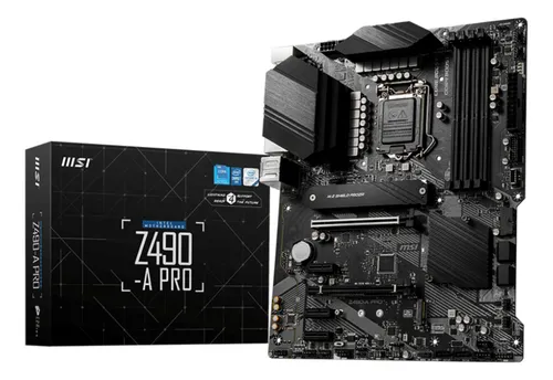 Mother Msi Z490 A Pro + I3 10100f Lga1200 + Ram 4gb (Usado)