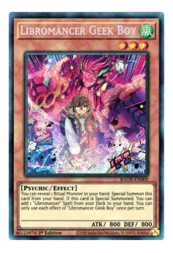 Yugioh! Libromancer Geek Boy