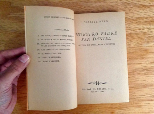 Gabriel Miró. Nuestro Padre San Daniel