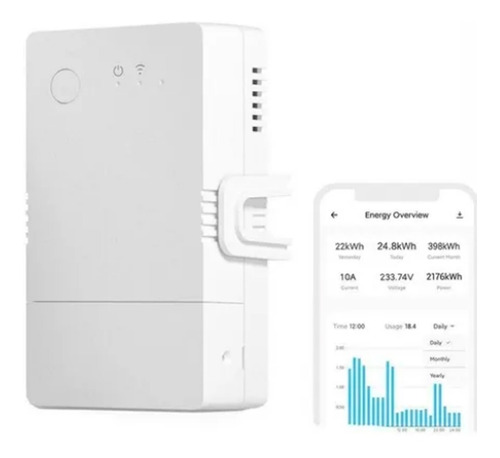 Sonoff Pow Origin 16a Medidor Medición Energía Interruptor