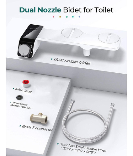 Xx Bidet De Agua Fría Baño Wc Inodoro No Eléctrico Genérico