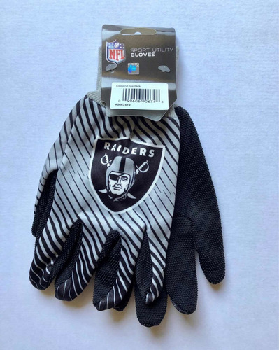 Guantes Multiusos Oakland Raiders, Producto Oficial Nfl