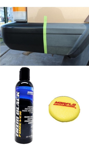 Imagen 1 de 1 de Kit Restaurador De Plasticos Negros Fascias Molduras Gomas