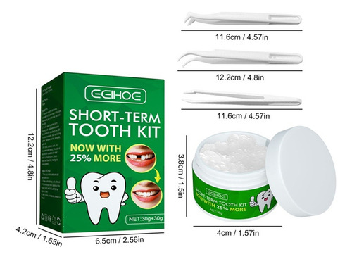 Hc I Amazing Temporary Faltan Dientes Kit De Repuesto A Una