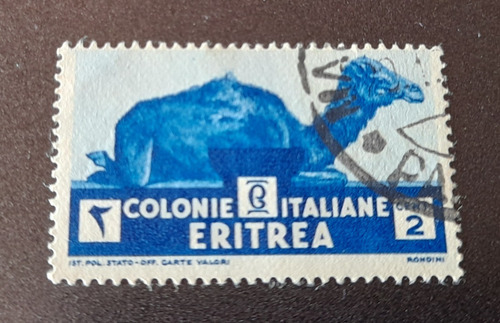 Sello Postal - Eritea Colonia Italia 1933