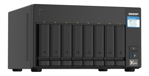 Nas 8 Bahias Qnap Ts832px 4gb Ram - Raid 2.5gbe Sfp+ 10gbe